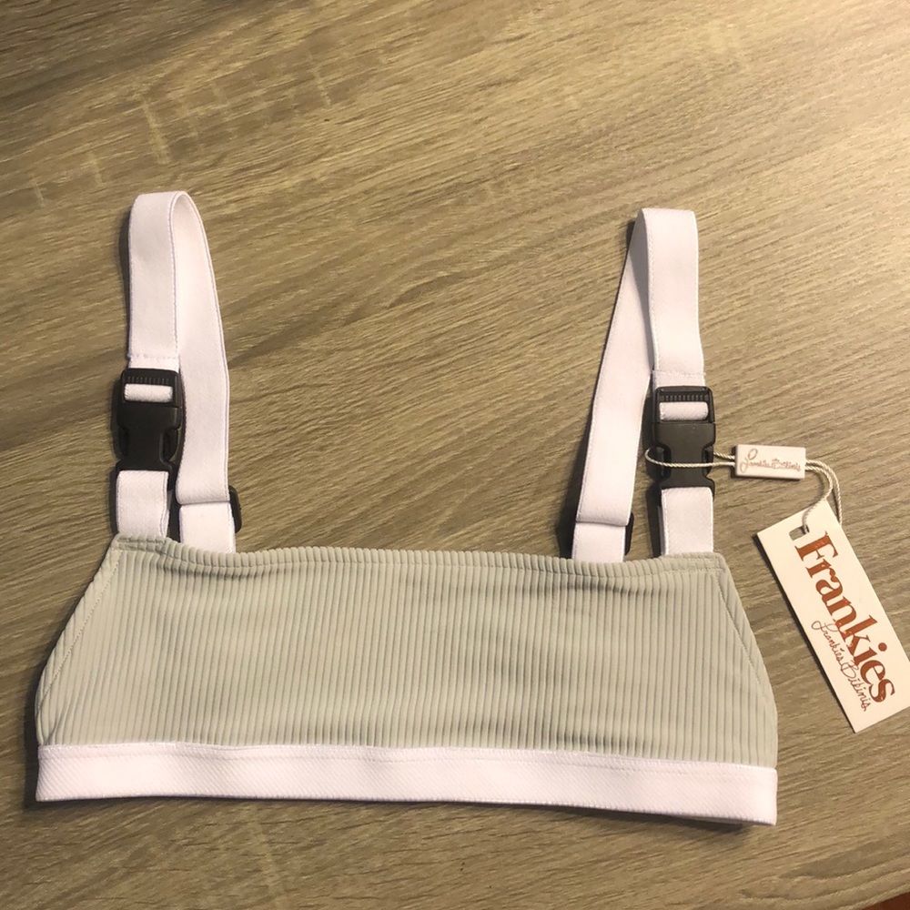 NWT Frankies Kiki Buckle Top